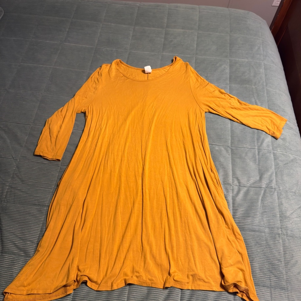 Brenda’s USA Mustard Tunic with pockets